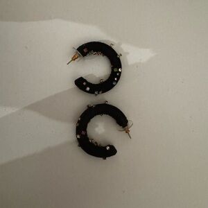 BaubleBar Black Multicolored Earrings